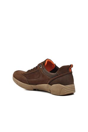 Ayakmod 244110-3 Kahve Nubuk Hakiki Deri Erkek Casual Ayakkabı