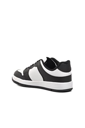 Ayakmod Haykat Kısa Siyah-Beyaz Unisex Sneaker