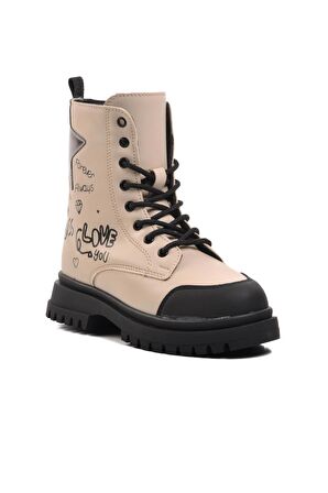 Pepino 1566-F Bej İçi Polarlı Kız Çocuk Bot