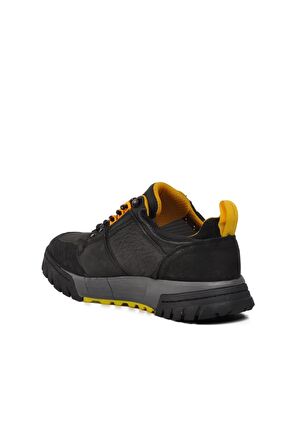 Ayakmod 152-18497 Siyah Hakiki Deri Erkek Casual Ayakkabı