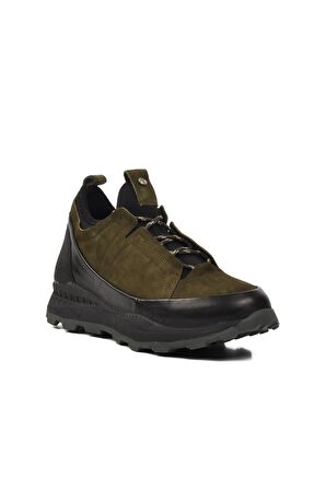 Pierre Cardin 10201 Haki Hakiki Deri Erkek Sneaker