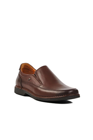 Kahve Hakiki Deri Erkek Günlük Ayakkabı Dr.Flexer 061603 M 