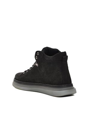 Pierre Cardin 1361654-24K Siyah Nubuk Hakiki Deri Erkek Bot