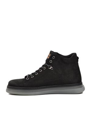 Pierre Cardin 1361654-24K Siyah Nubuk Hakiki Deri Erkek Bot