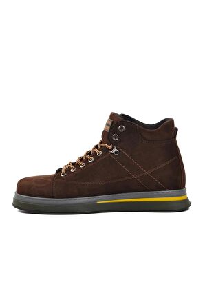 Pierre Cardin 1361654-24K Kahve Nubuk Hakiki Deri Erkek Bot
