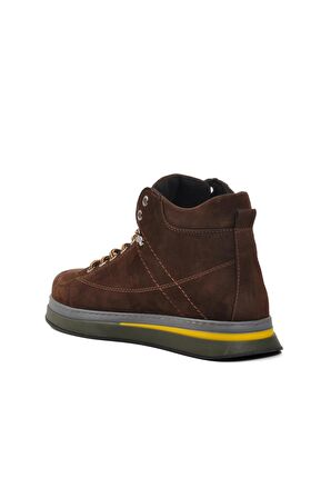 Pierre Cardin 1361654-24K Kahve Nubuk Hakiki Deri Erkek Bot