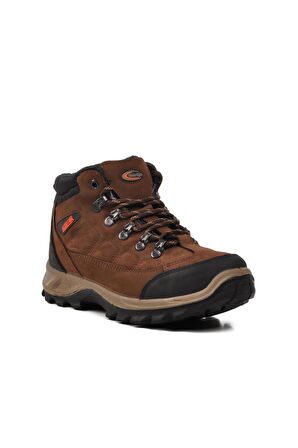 Scooter G5538 Crazy Kahve Hakiki Deri Su Geçirmez Unisex Outdoor Bot
