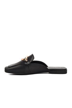 Ayakmod 277110 Siyah Kadın Sabo Terlik