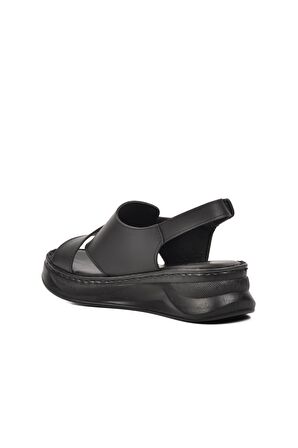 Ayakmod 492091 Siyah Kadın Sandalet