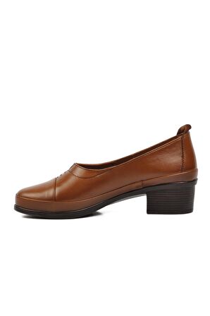 Ayakmod 562106 Taba Hakiki Deri Kadın Günlük Ayakkabı
