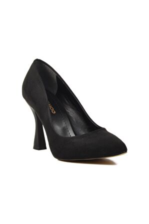 Ayakmod 289236 Siyah Süet Kadın Stiletto