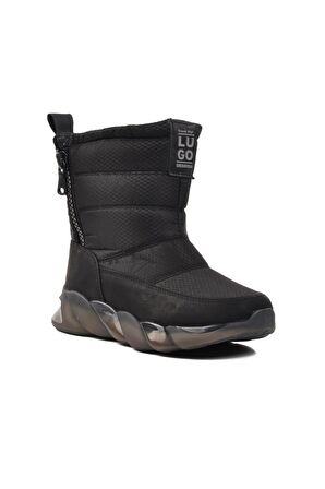 Ayakmod DMK-Z001 Siyah İçi Kürklü Kadın Kar Botu