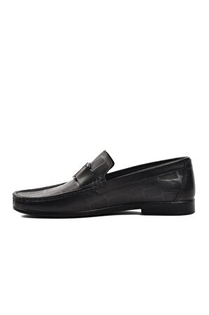 Pierre Cardin 25104 Siyah Hakiki Deri Erkek Loafer Ayakkabı