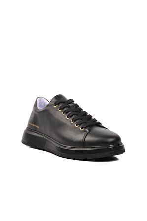 Hammer Jack Jukov 102 22095 Siyah-Siyah Hakiki Deri Erkek Sneaker