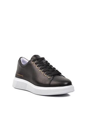 Hammer Jack Jukov 102 22095 Siyah-Beyaz Hakiki Deri Erkek Sneaker