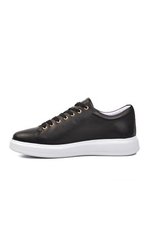 Hammer Jack Jukov 102 22095 Siyah-Beyaz Hakiki Deri Erkek Sneaker