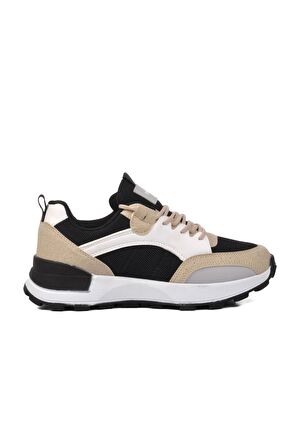 Ayakmod 9927-24Y Siyah-Bej Unisex Sneaker