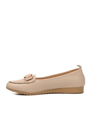 Pierre Cardin PC-53020 Bej Kadın Babet