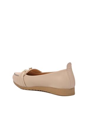 Pierre Cardin PC-53016 Bej Kadın Babet