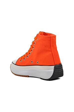 PO-30100 Turuncu Unisex Hi Sneaker