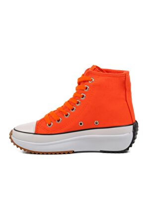 PO-30100 Turuncu Unisex Hi Sneaker