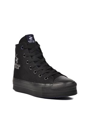 PO-30086 Siyah Unisex Hi Sneaker