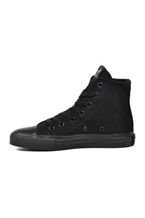 PO-30085 Siyah Unisex Hi Sneaker