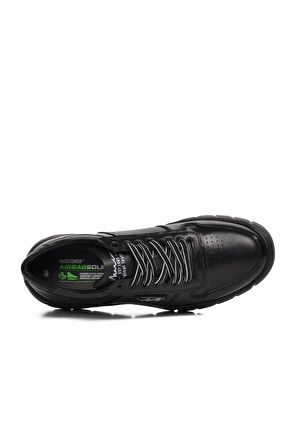 Marcomen 152-19503 Siyah Hakiki Deri Erkek Sneaker