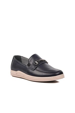 Pierre Cardin 191074 Lacivert Hakiki Deri Erkek Casual Ayakkabı
