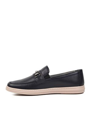 Pierre Cardin 191074 Lacivert Hakiki Deri Erkek Casual Ayakkabı