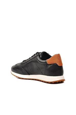 Hammer Jack Crespi 102 24020 Siyah Hakiki Deri Erkek Sneaker