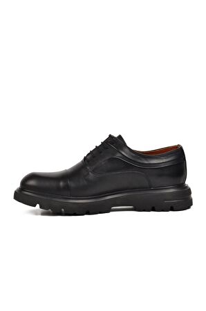 Ayakmod Premium 33283 Siyah Hakiki Deri Erkek Casual Ayakkabı