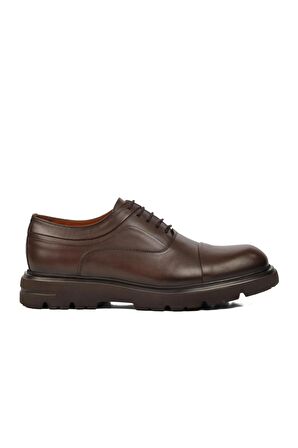 Ayakmod Premium 33283 Kahve Hakiki Deri Erkek Casual Ayakkabı
