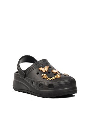 Ayakmod 205 Siyah Kadın Sabo Terlik