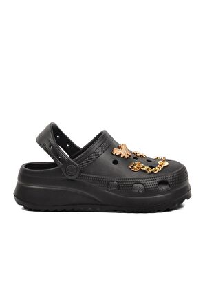 Ayakmod 205 Siyah Kadın Sabo Terlik