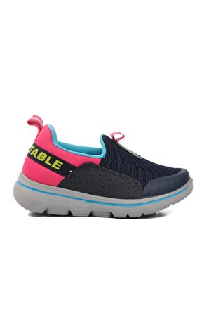 Ayakmod BST-B82-P Lacivert-Fuşya Çocuk Spor Ayakkabı