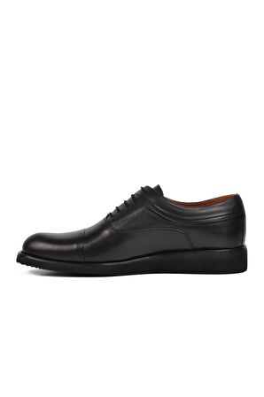 Ayakmod Premium 32944 Siyah Hakiki Deri Erkek Casual Ayakkabı