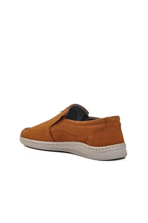 Ayakmod 619 Tütün Nubuk Hakiki Deri Erkek Günlük Ayakkabı