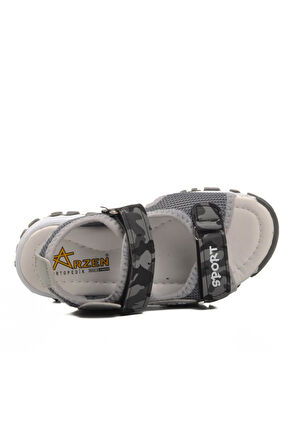 Ayakmod 24-410-P Gri Kamuflaj Erkek Çocuk Sandalet