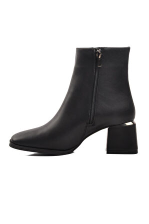 Pierre Cardin PC-54000 Siyah İçi Kürklü Kadın Topuklu Bot