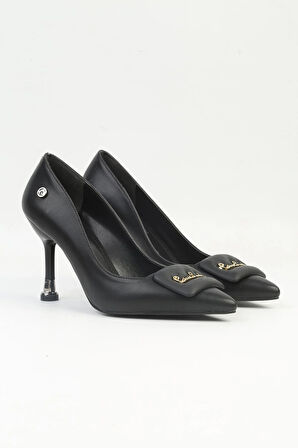 Pierre Cardin PC-54029 Z Siyah  Kadın Topuklu Ayakkabı