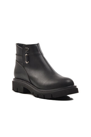 Pierre Cardin PC-54360 Siyah İçi Kürklü Kadın Bot