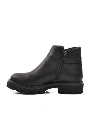 Pierre Cardin PC-54360 Siyah İçi Kürklü Kadın Bot