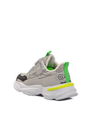 Pepino 1783-P Gri Cırtlı Çocuk Spor Ayakkabı