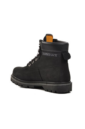 Hammer Jack 102 16600 Siyah Nubuk Hakiki Deri Erkek Bot