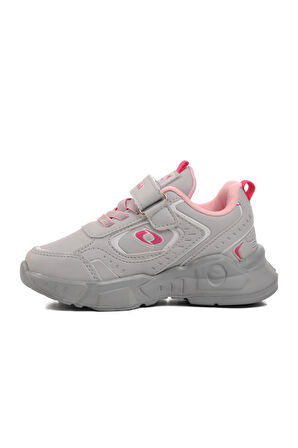 Ayakmod 720-25K-F Buz-Pembe Unisex Cırtlı Çocuk Sneaker