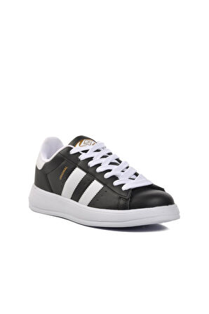 Ayakmod B-573 Siyah-Beyaz Bağcıklı Unisex Sneaker