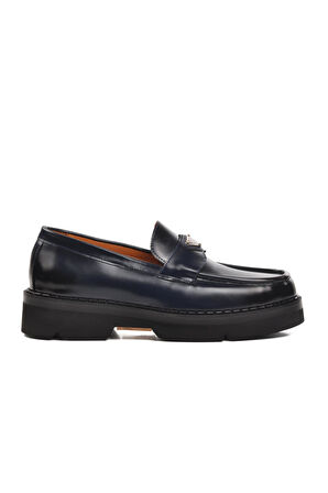 Ayakmod Premium 7708 Lacivert Geniş Kalıp Deri Erkek Klasik Ayakkabı