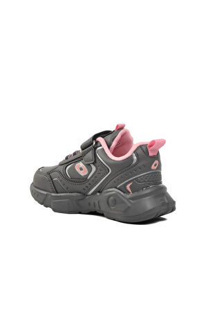 Ayakmod 720-25K-P Füme-Pembe Cırtlı Unisex Çocuk Sneaker