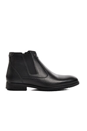 Pierre Cardin 1196063-24K Siyah Floter Hakiki Deri Erkek Bot